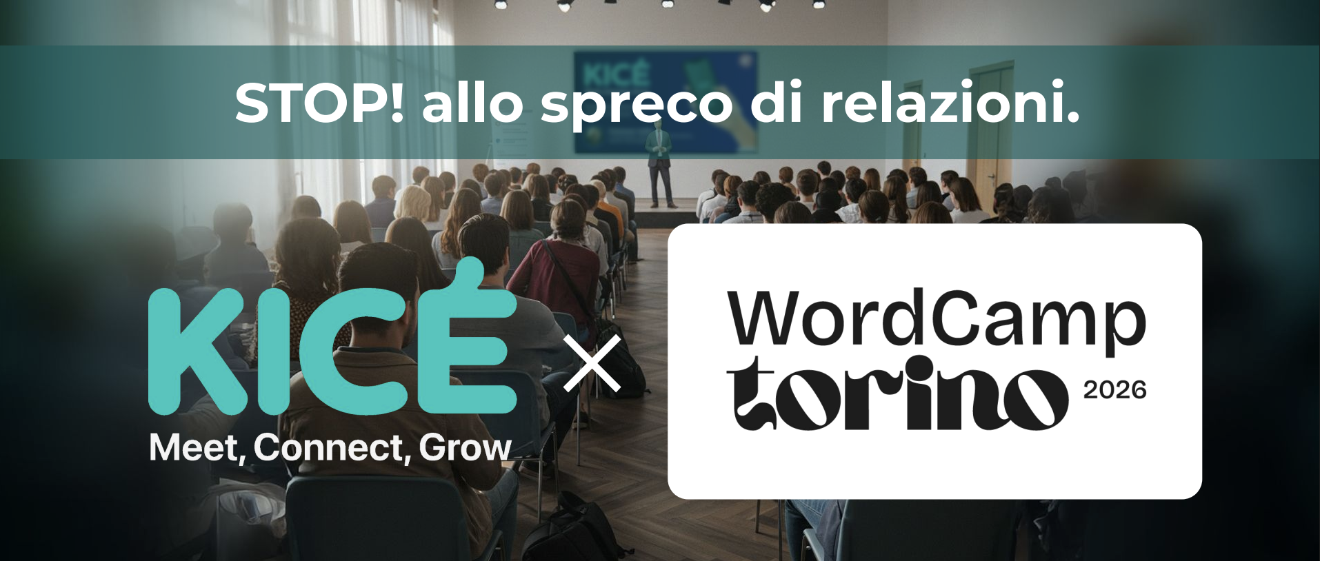Al WordCamp Torino 2026 il networking diventa “Kicè”